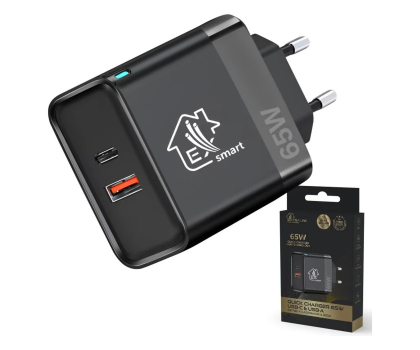 Ładowarka i akumulator ExtraLink SMART LIFE CHARGER 65W, USB-C AND USB A
